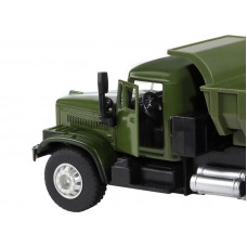 Машина "АВТОПАНОРАМА" "Грузовик", хаки зеленый, 1/32, свет, звук, инерция, в/к 24*8*10 см