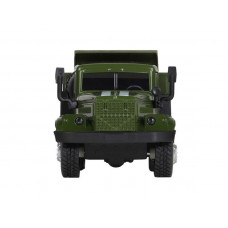 Машина "АВТОПАНОРАМА" "Грузовик", хаки зеленый, 1/32, свет, звук, инерция, в/к 24*8*10 см