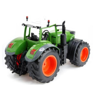 Р/У сельскохозяйственный трактор с прицепом Double Eagle 1:16