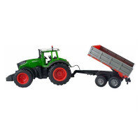 Р/У сельскохозяйственный трактор с прицепом Double Eagle 1:16