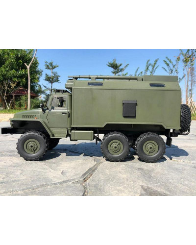 Радиоуправляемая машина WPL УРАЛ (зеленый) 6WD 2.4G 1/16 RTR