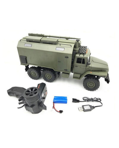 Радиоуправляемая машина WPL УРАЛ (зеленый) 6WD 2.4G 1/16 RTR