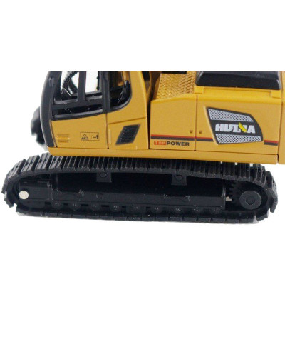 Металлический экскаватор с отбойным молотом HUI NA TOYS 1/60