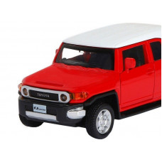 Машина "АВТОПАНОРАМА" Toyota FJ Cruiser, красный, 1/43, инерция, в/к 17,5*12,5*6,5 см