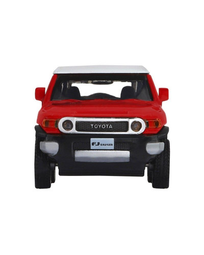 Машина "АВТОПАНОРАМА" Toyota FJ Cruiser, красный, 1/43, инерция, в/к 17,5*12,5*6,5 см