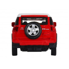 Машина "АВТОПАНОРАМА" Toyota FJ Cruiser, красный, 1/43, инерция, в/к 17,5*12,5*6,5 см