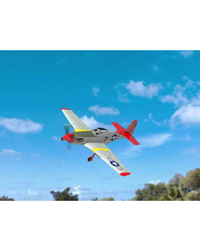 Радиоуправляемый самолет Volantex RC P51D 750мм Brushless 2.4G 4ch LiPo RTF with Gyro