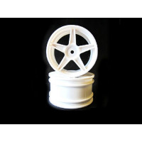 Комплект задних колес белые (06024W+06025) 2шт.