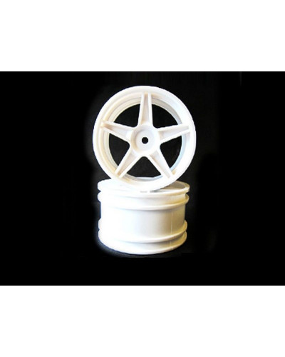 Комплект задних колес белые (06024W+06025) 2шт.