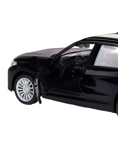 Машина "АВТОПАНОРАМА" BMW X7, 1/44,, черный, инерция, откр. двери, в/к 17,5*12,5*6,5 см