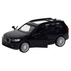 Машина "АВТОПАНОРАМА" BMW X7, 1/44,, черный, инерция, откр. двери, в/к 17,5*12,5*6,5 см