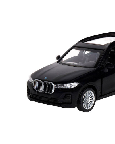Машина "АВТОПАНОРАМА" BMW X7, 1/44,, черный, инерция, откр. двери, в/к 17,5*12,5*6,5 см