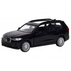 Машина "АВТОПАНОРАМА" BMW X7, 1/44,, черный, инерция, откр. двери, в/к 17,5*12,5*6,5 см