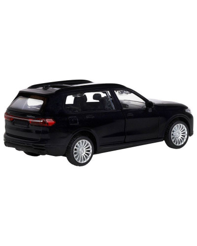 Машина "АВТОПАНОРАМА" BMW X7, 1/44,, черный, инерция, откр. двери, в/к 17,5*12,5*6,5 см
