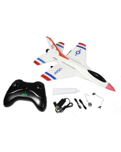 Р/У самолет CTF F16 Thunderbirds FX-823 290мм 2.4G EPP Gyro RTF (с гироскопом)