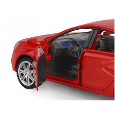 Машина "АВТОПАНОРАМА" LADA VESTA седан, 1/24,  красный, свет. звук. эффекты, в/к 24,5*12,5*10,5 см