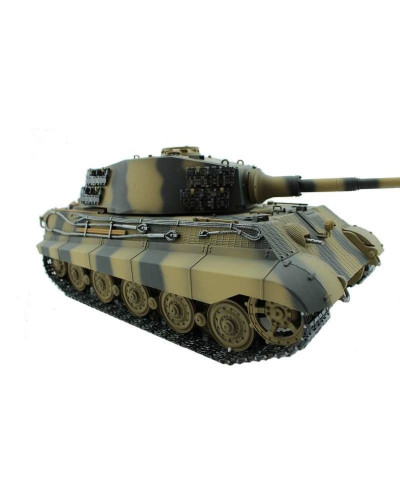 Р/У танк Torro King Tiger (башня Henschel) 1/16 2.4G, ВВ-пушка, деревянная коробка