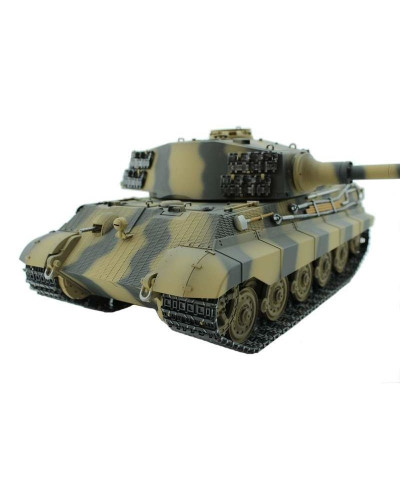 Р/У танк Torro King Tiger (башня Henschel) 1/16 2.4G, ВВ-пушка, деревянная коробка