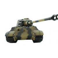 Р/У танк Torro King Tiger (башня Henschel) 1/16 2.4G, ВВ-пушка, деревянная коробка