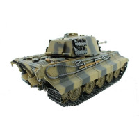 Р/У танк Torro King Tiger (башня Henschel) 1/16 2.4G, ВВ-пушка, деревянная коробка