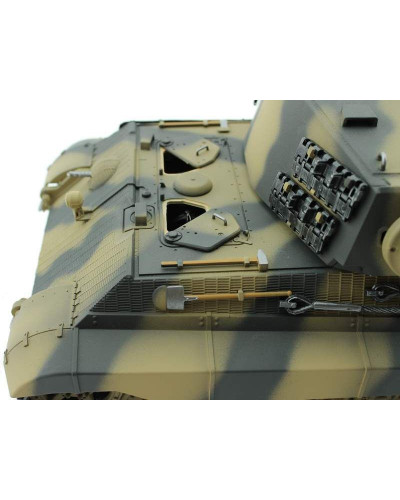 Р/У танк Torro King Tiger (башня Henschel) 1/16 2.4G, ВВ-пушка, деревянная коробка