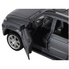 Машина "АВТОПАНОРАМА" УАЗ "PATRIOT", темно-серый металлик, 1/26, свет, звук, в/к 24,5*12,5*10,5 см