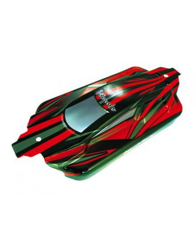 Кузов багги красного цвета для моделей Himoto E10XB, 10XBL