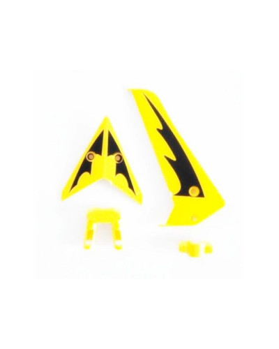 Хвостовое оперение (желтое) для вертолета Syma S107G