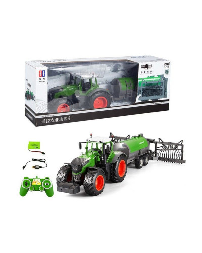 Радиоуправляемый сельскохозяйственный трактор с поливальной установкой Double Eagle 1:16