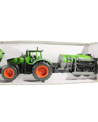 Радиоуправляемый сельскохозяйственный трактор с поливальной установкой Double Eagle 1:16