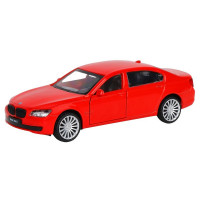 Машина "АВТОПАНОРАМА" BMW 760 LI, красный, 1/46, инерция, в/к 17,5*12,5*6,5 см