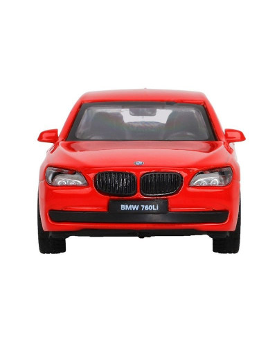 Машина "АВТОПАНОРАМА" BMW 760 LI, красный, 1/46, инерция, в/к 17,5*12,5*6,5 см
