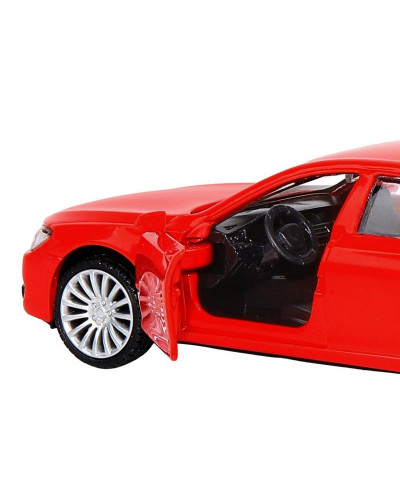 Машина "АВТОПАНОРАМА" BMW 760 LI, красный, 1/46, инерция, в/к 17,5*12,5*6,5 см