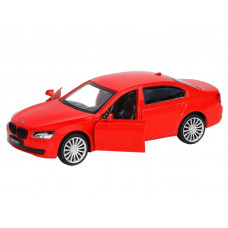 Машина "АВТОПАНОРАМА" BMW 760 LI, красный, 1/46, инерция, в/к 17,5*12,5*6,5 см