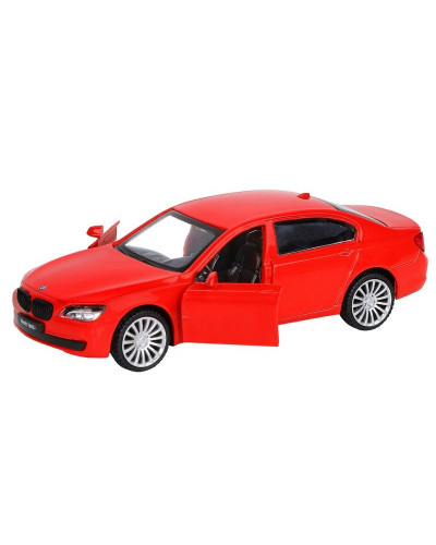 Машина "АВТОПАНОРАМА" BMW 760 LI, красный, 1/46, инерция, в/к 17,5*12,5*6,5 см