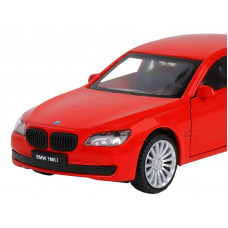 Машина "АВТОПАНОРАМА" BMW 760 LI, красный, 1/46, инерция, в/к 17,5*12,5*6,5 см