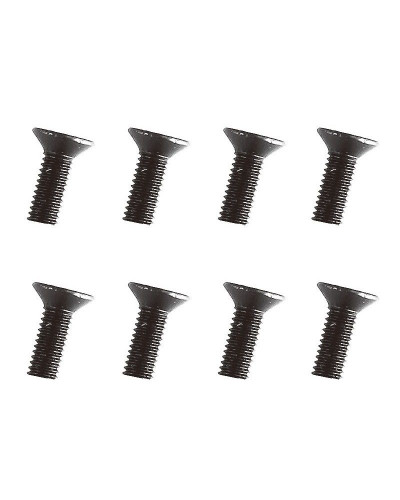 Винт с головкой под шестигранник, потайной М3х8мм, 8 шт.