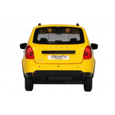 Машина "АВТОПАНОРАМА" Яндекс.Такси LADA GRANTA CROSS, желтый, 1/24, в/к 24,5*12,5*10,5 см