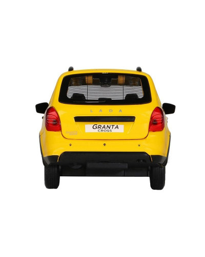 Машина "АВТОПАНОРАМА" Яндекс.Такси LADA GRANTA CROSS, желтый, 1/24, в/к 24,5*12,5*10,5 см