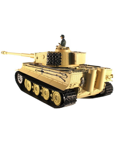 P/У танк Taigen 1/16 Tiger 1 (Германия, поздняя версия) 2.4G RTR песочный