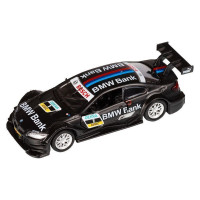 Машина "АВТОПАНОРАМА" BMW M3, DTM, 1/42, черный, инерция, откр. двери, в/к 17,5*12,5*6,5 см