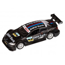 Машина "АВТОПАНОРАМА" BMW M3, DTM, 1/42, черный, инерция, откр. двери, в/к 17,5*12,5*6,5 см