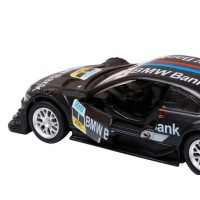 Машина "АВТОПАНОРАМА" BMW M3, DTM, 1/42, черный, инерция, откр. двери, в/к 17,5*12,5*6,5 см