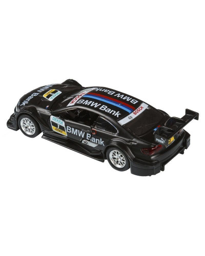 Машина "АВТОПАНОРАМА" BMW M3, DTM, 1/42, черный, инерция, откр. двери, в/к 17,5*12,5*6,5 см
