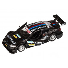 Машина "АВТОПАНОРАМА" BMW M3, DTM, 1/42, черный, инерция, откр. двери, в/к 17,5*12,5*6,5 см