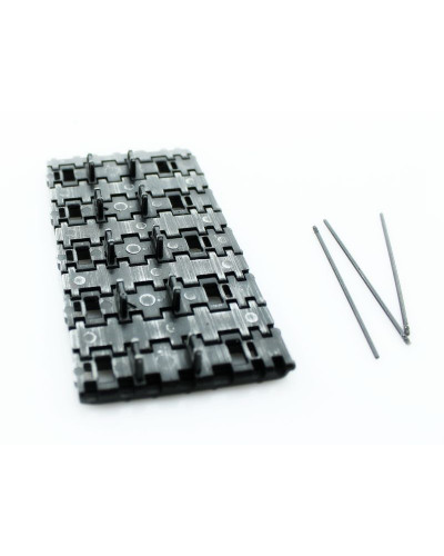 Запасные траки гусениц для танка King Tiger (Porsche), металл (10 звеньев)