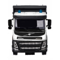 Машина "АВТОПАНОРАМА" Volvo самосвал, белый, 1/50, свет, звук, в/к 28*14*10 см