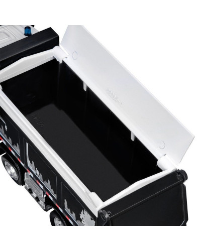 Машина "АВТОПАНОРАМА" Volvo самосвал, белый, 1/50, свет, звук, в/к 28*14*10 см