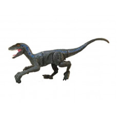 Радиоуправляемый динозавр SUNMIR Велоцираптор (синий), звук, свет