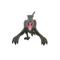 Радиоуправляемый динозавр SUNMIR Велоцираптор (синий), звук, свет